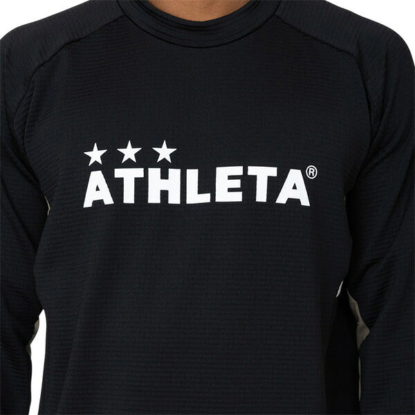 アスレタATHLETAグリッド起毛TRシャツ04187サッカーフットサルトレーニングシャツスウェットメンズ
