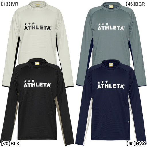 アスレタATHLETAグリッド起毛TRシャツ04187サッカーフットサルトレーニングシャツスウェットメンズ