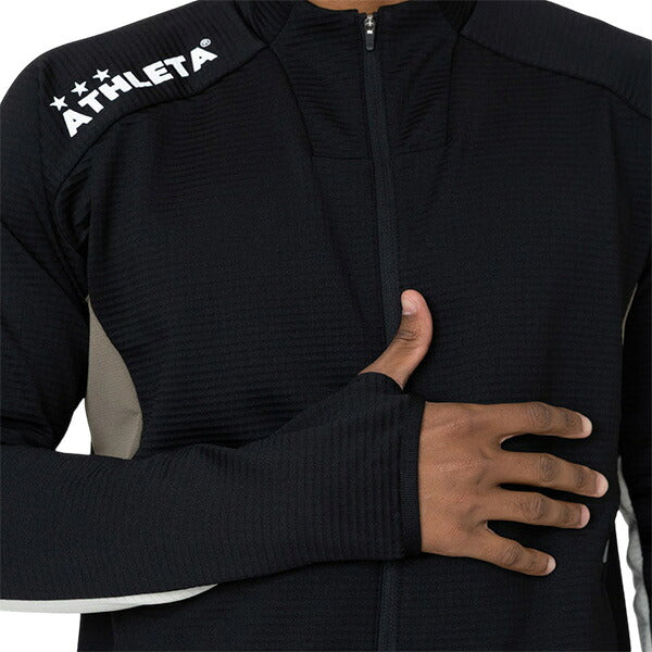 アスレタATHLETAグリッド起毛TRジャケット04188サッカーフットサルトレーニングジャケットメンズ