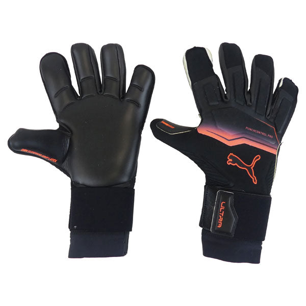 プーマPUMAウルトラアルティメットハイブリッドゴールキーパーグローブ042081-13サッカーキーパーグローブブラックメンズ