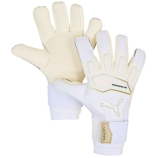 プーマPUMAウルトラアルティメットハイブリッド042081-14サッカーキーパーグローブGKグローブゴールキーパープーマホワイト