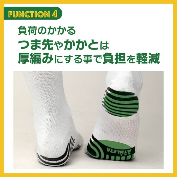 【ショップ限定エントリーでさらに+9倍】【ネコポス送料無料】アスレタATHLETA五本指グリップソックス05260サッカーフットサルストッキング靴下滑り止めジョギングランニング