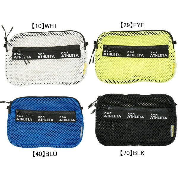 【ネコポス対応可】アスレタATHLETAメッシュマルチケースM05321Mサッカーフットサル小物入れ24.5×16×1.5cm