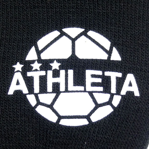 【ネコポス対応可】アスレタATHLETAフィールドニットグローブ手袋05342サッカーフットサル滑り止め付きスマホ対応大人用