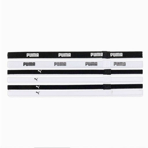 【ネコポス対応可】プーマPUMAトレーニングATスポーツバンド6本053452ランニングジムヘアバンドヘッドバンド6本組