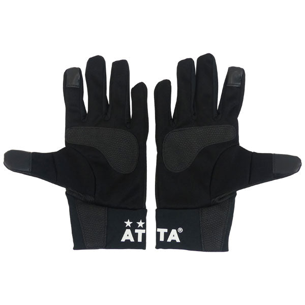 【ネコポス送料無料】アスレタATHLETAフィールドウォームグローブ手袋ジュニア05355Jサッカーフットサル滑り止め付きタッチパネル対応子供用