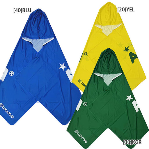 アスレタATHLETAcoolcore冷感ポンチョ05358サッカーフットサルスポーツクールダウン熱中症予防UVカット