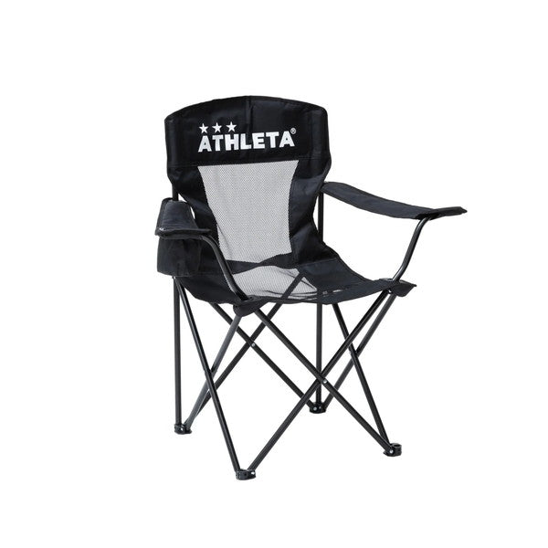 アスレタATHLETAアームチェア05366サッカーフットサル折り畳み椅子ドリンクホルダー付き観戦