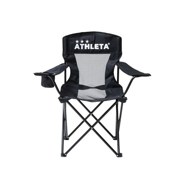 アスレタATHLETAアームチェア05366サッカーフットサル折り畳み椅子ドリンクホルダー付き観戦