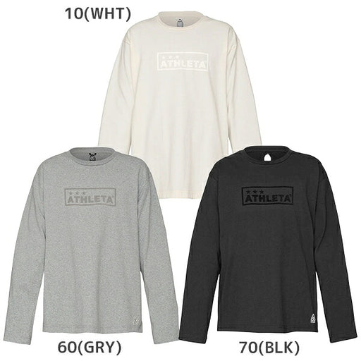 アスレタATHLETAスポーツウェア長袖ＴシャツLongSleeveT-shirtロングスリーブＴシャツメンズ大人フットサルトレーニング練習着デイリー09017