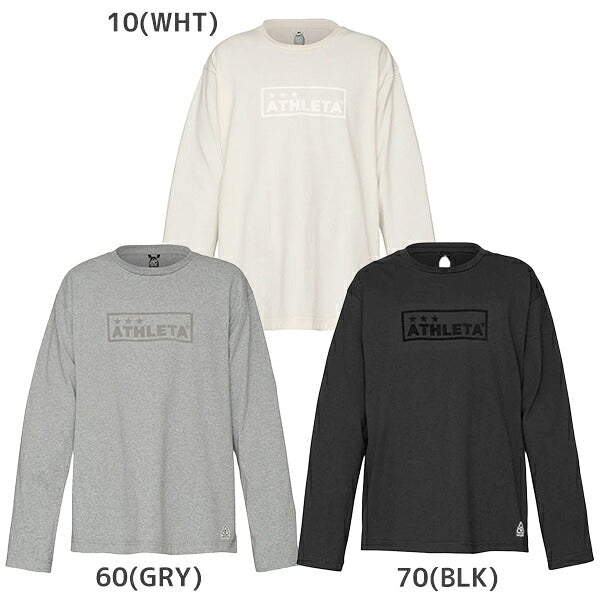 アスレタATHLETAスポーツウェア長袖ＴシャツLongSleeveT-shirtロングスリーブＴシャツメンズ大人フットサルトレーニング練習着デイリー09017