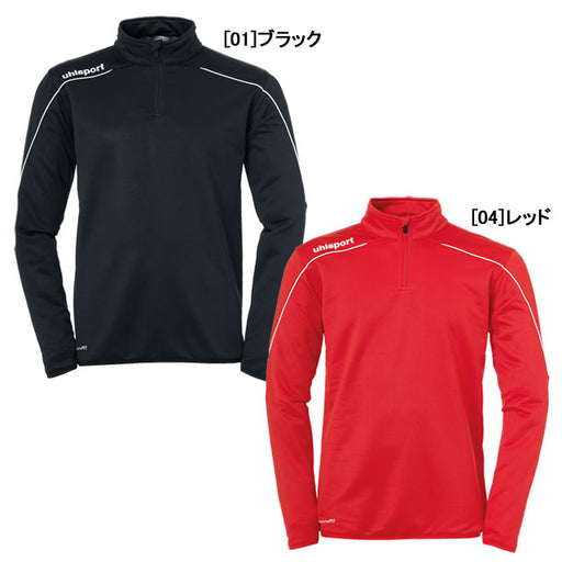 【ショップ限定エントリーでさらに+9倍】ウールシュポルトUhlsportストリーム221/4ジップトップ1002203サッカーフットサルトレーニングトップハーフジップジャケット