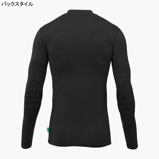 【ショップ限定エントリーでさらに+9倍】ウールシュポルトuhlsportパッドGKベースレイヤー1002261サッカーフットサルゴールキーパーインナーシャツ長袖エルボーパッドブラックメンズ