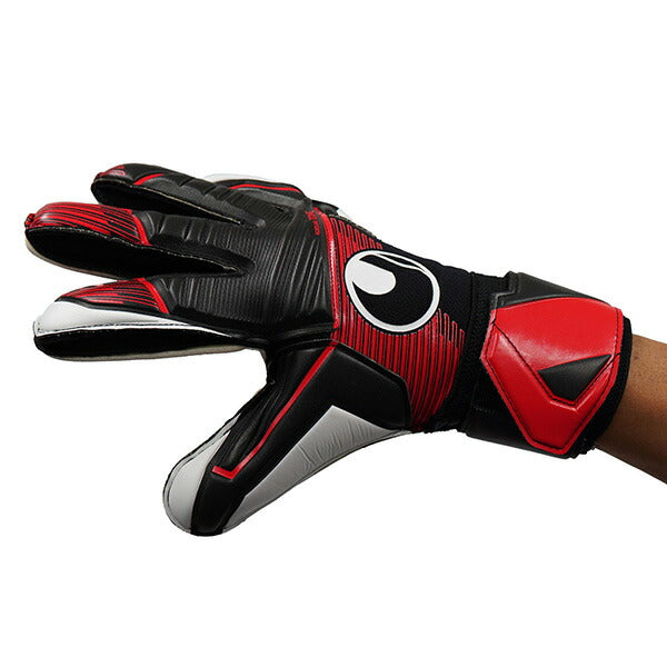 ウールシュポルトuhlsportパワーラインスーパーソフト1011309-01サッカーGKグローブブラック