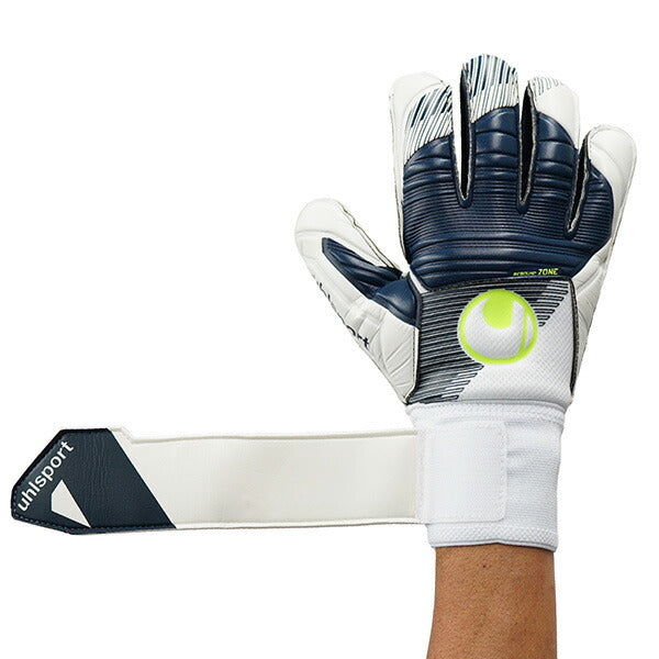 ウールシュポルトuhlsportホライズンソフトプロ1011311-02サッカーキーパーグローブGKグローブゴールキーパーホワイト×ネイビー