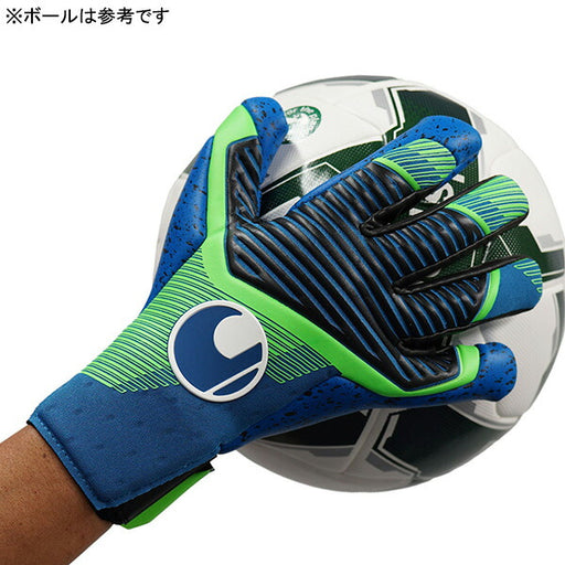 【ショップ限定エントリーでさらに+9倍】ウールシュポルトuhlsportアクアグリップハーフネガティブ1011313-01サッカーGKグローブパシフィックブルー