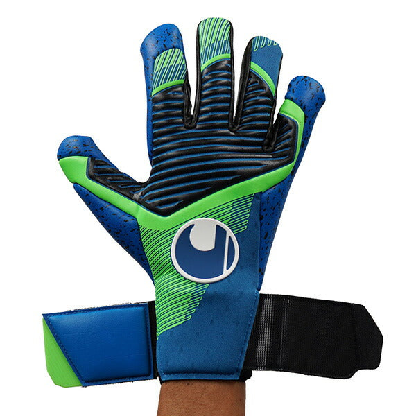 【ショップ限定エントリーでさらに+9倍】ウールシュポルトuhlsportアクアグリップハーフネガティブ1011313-01サッカーGKグローブパシフィックブルー