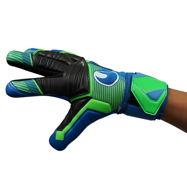 【ショップ限定エントリーでさらに+9倍】ウールシュポルトuhlsportアクアソフトハーフネガティブ1011314-01サッカーGKグローブフローグリーン