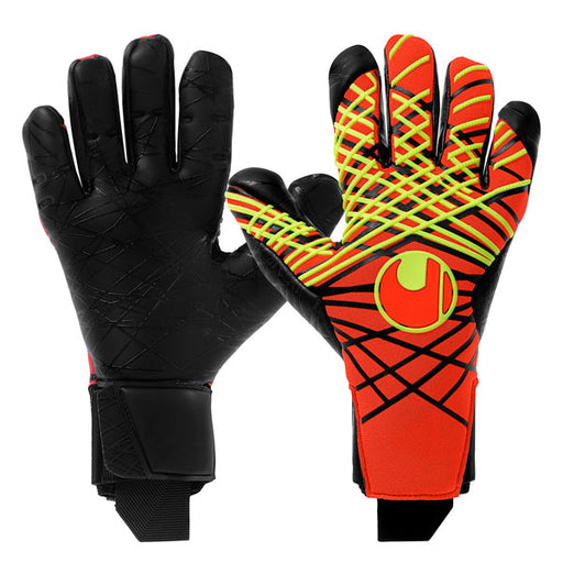 ウールシュポルトuhlsportファイアエディションウルトラグリップハーフネガティブ101132801-20サッカーキーパーグローブGKグローブ