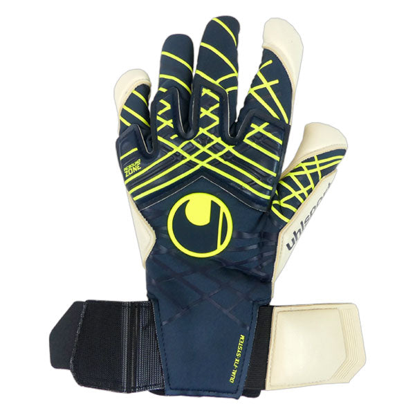 ウールシュポルトuhlsportプレディクションアブソルートグリップスキンカット1011332-01サッカーキーパーグローブGKグローブネイビー