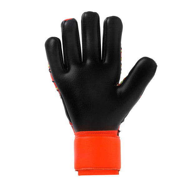 ウールシュポルトuhlsportファイアエディションスーパーソフトハーフネガティブ101133401-20サッカーキーパーグローブGKグローブレッドイエロー