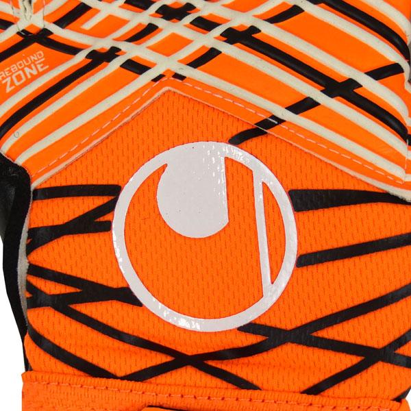 ウールシュポルトuhlsportスーパーレジスト+ハーフネガティブ1011342-01サッカーキーパーグローブGKグローブフローオレンジ