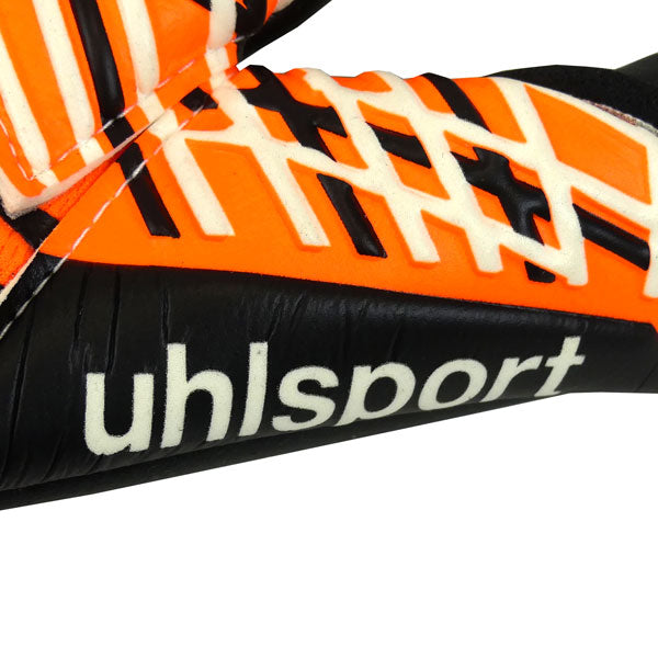 ウールシュポルトuhlsportスーパーレジスト+ハーフネガティブ1011342-01サッカーキーパーグローブGKグローブフローオレンジ