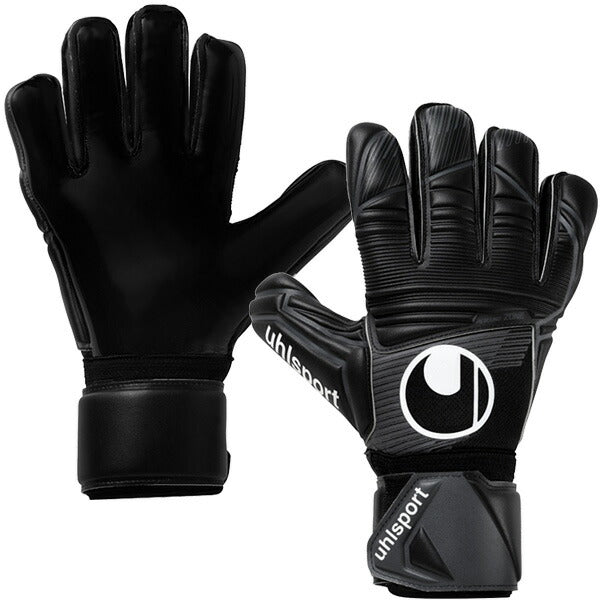 ウールシュポルトuhlsportコンフォートアブソルートグリップ1011350-01サッカーキーパーグローブGKグローブゴールキーパーブラック
