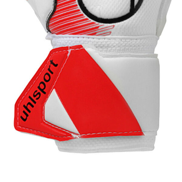 【ショップ限定エントリーでさらに+9倍】ウールシュポルトuhlsportアブソルートグリップ1011351-01サッカーキーパーグローブGKグローブゴールキーパーホワイトレッドブラック