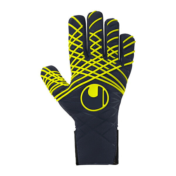 【ショップ限定エントリーでさらに+9倍】ウールシュポルトuhlsportプレディクションアブソルートグリップハーフネガティブフィット1011356-01サッカーキーパーグローブGKグローブネイビー