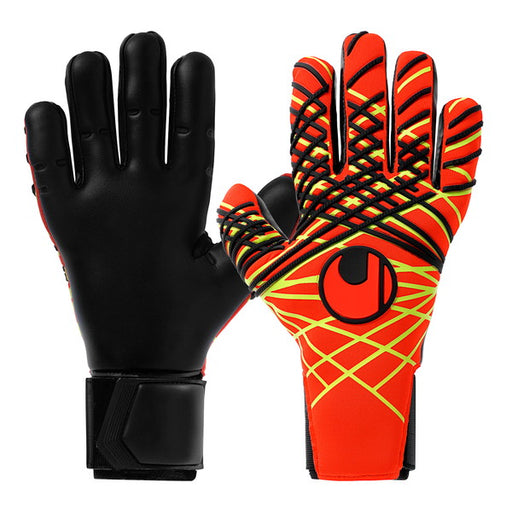 ウールシュポルトuhlsportファイアエディションアブソルートグリップハーフネガティブフィット101135601-20サッカーキーパーグローブGKグローブレッド