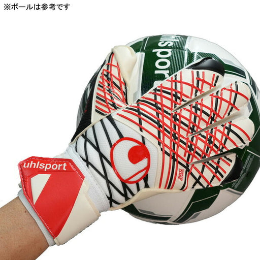 【ショップ限定エントリーでさらに+9倍】ウールシュポルトuhlsportアブソルートグリップ1011365-01サッカーキーパーグローブGKグローブゴールキーパーホワイト