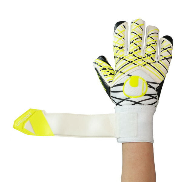 【ショップ限定エントリーでさらに+9倍】ウールシュポルトuhlsportアブソルートグリップハーフネガティブプロジュニア1011366-01サッカーキーパーグローブGKグローブゴールキーパーホワイト子供用