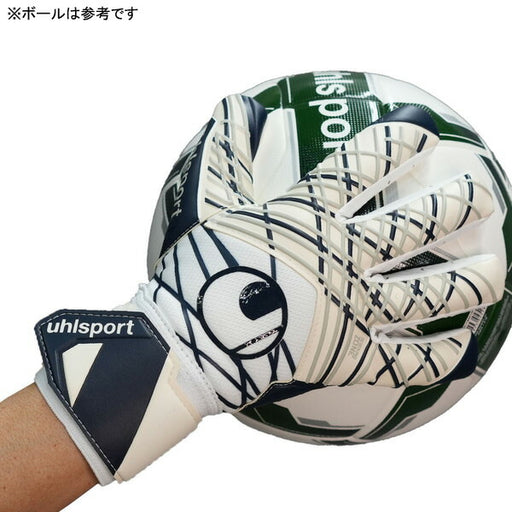 ウールシュポルトuhlsportスーパーソフトハーフネガティブ1011367-01サッカーキーパーグローブGKグローブゴールキーパーホワイト