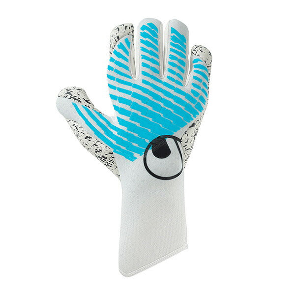 ウールシュポルトuhlsportサイバーテックスーパーグリップ+ハーフネガティブ1011375-01サッカーキーパーグローブGKグローブゴールキーパーホワイト