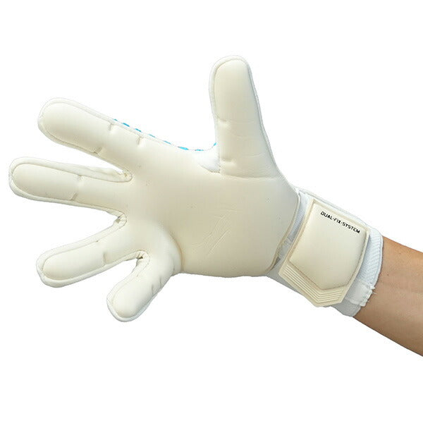 ウールシュポルトuhlsportサイバーテックアブソルートグリップハーフネガティブフィット1011378-01サッカーキーパーグローブGKグローブホワイト