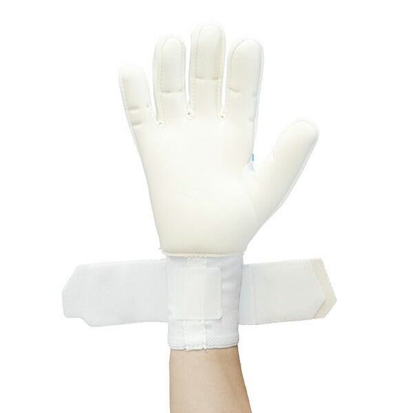 ウールシュポルトuhlsportサイバーテックアブソルートグリップハーフネガティブフィット1011378-01サッカーキーパーグローブGKグローブホワイト