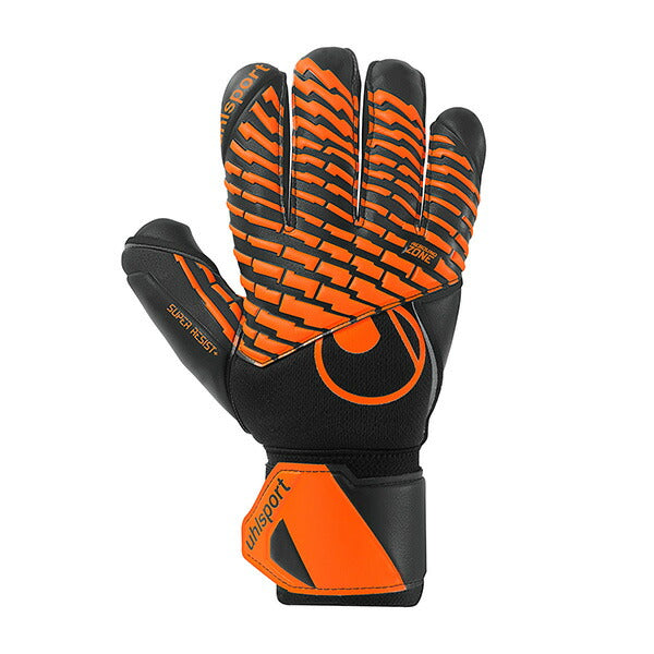 【ショップ限定エントリーでさらに+9倍】ウールシュポルトuhlsportスーパーレジストハーフネガティブ1011388-01サッカーキーパーグローブGKグローブゴールキーパーブラック