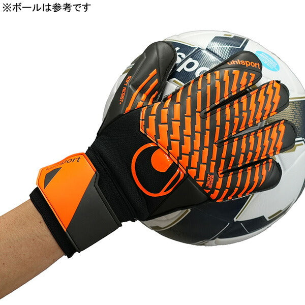 ウールシュポルトuhlsportソフトレジスト1011390-01サッカーキーパーグローブGKグローブゴールキーパーブラック