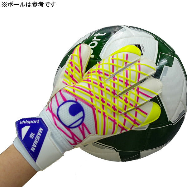 【エントリーでポイント10倍】ウールシュポルトuhlsportプレディクションソフトメニャン1011393-01サッカーキーパーグローブGKグローブゴールキーパーホワイトピンク