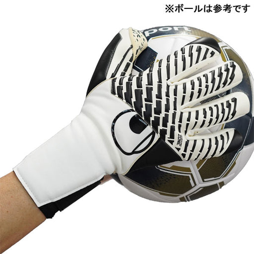 ウールシュポルトuhlsportファングマシーネスーパーグリップ+ハーフネガティブ1011396-01サッカーキーパーグローブゴールキーパーグローブ