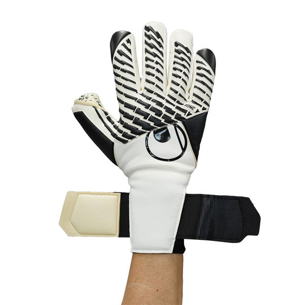 ウールシュポルトuhlsportファングマシーネスーパーグリップ+ハーフネガティブ1011396-01サッカーキーパーグローブゴールキーパーグローブ