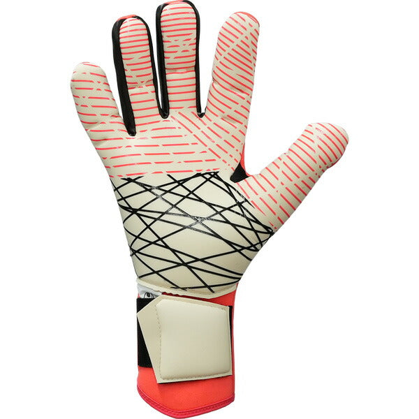ウールシュポルトuhlsportファングマシーネZNEウルトラグリップハーフネガティブ1011408-01サッカーキーパーグローブGKグローブフローレッド