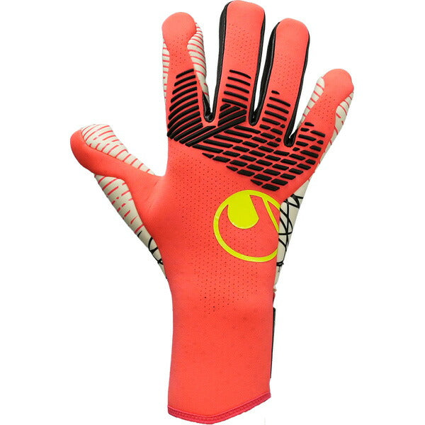 ウールシュポルトuhlsportファングマシーネZNEウルトラグリップハーフネガティブ1011408-01サッカーキーパーグローブGKグローブフローレッド