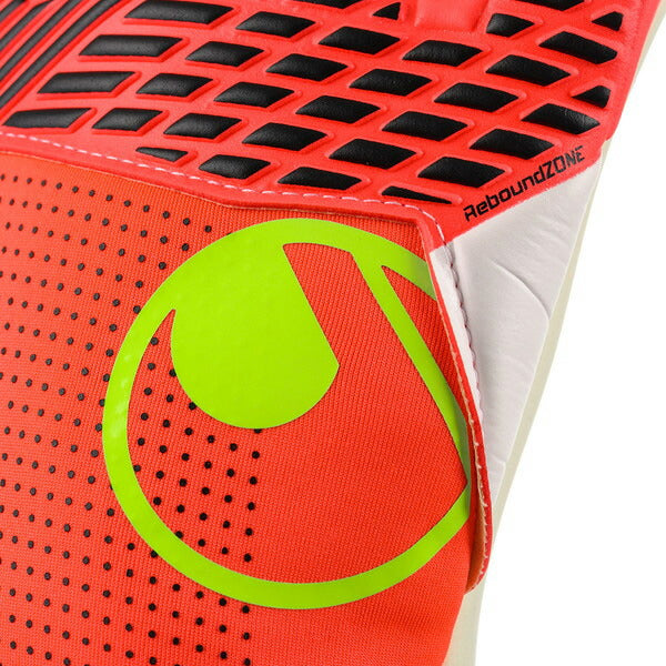ウールシュポルトuhlsportファングマシーネZNEアブソルートグリップハーフネガティブ1011415-01サッカーキーパーグローブGKグローブフローレッド