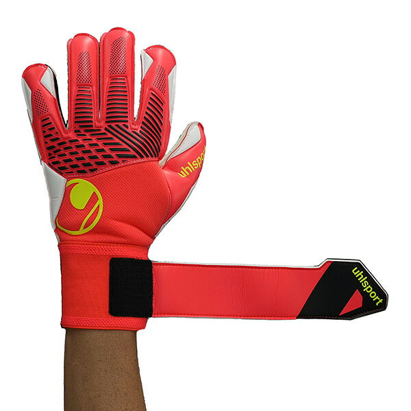 ウールシュポルトuhlsportファングマシーネZNEソフトプロ1011422-01サッカーキーパーグローブGKグローブゴールキーパーフローレッド