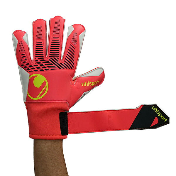 ウールシュポルトuhlsportファングマシーネZNEスターターソフト1011423-01サッカーキーパーグローブGKグローブゴールキーパーフローレッド