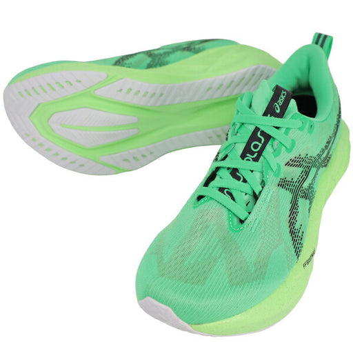 アシックスasicsメンズランニングシューズNOVABLAST5ノヴァブラスト5マラソンジョギンググリーン1011C224-300