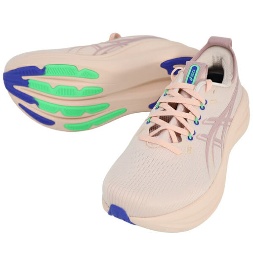 アシックスasicsレディースランニングシューズGEL-NIMBUS28ゲルニンバス28マラソンジョギングパールピンク1012B899-700