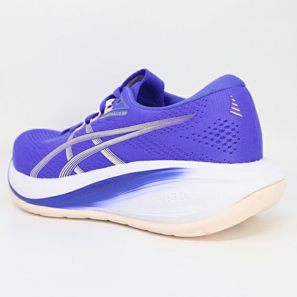 アシックスasicsレディースランニングシューズGEL-CUMULUS28ゲルキュムラス28マラソンジョギングブルー1012B916-403